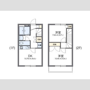 2DK 間取り図