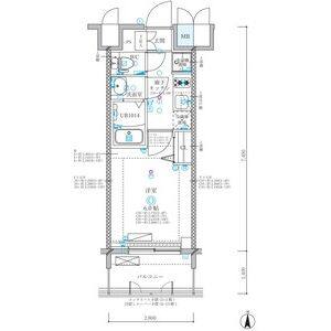 ワンルーム 間取り図