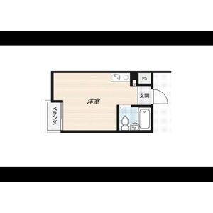 ワンルーム 間取り図