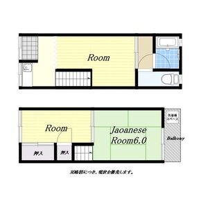 2DK 間取り図