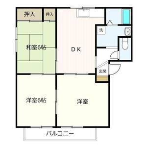 3DK 間取り図