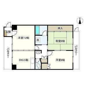 3DK 間取り図