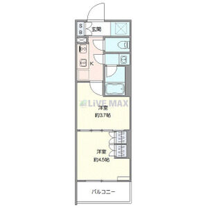 2K 間取り図