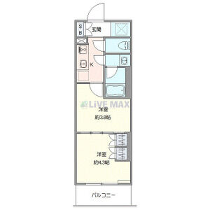 2K 間取り図