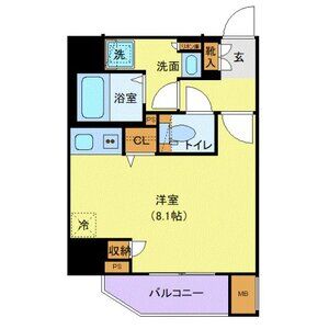 ワンルーム 間取り図