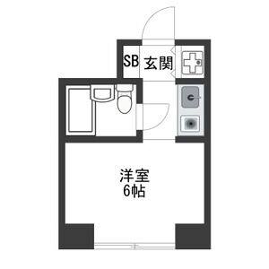 ワンルーム 間取り図
