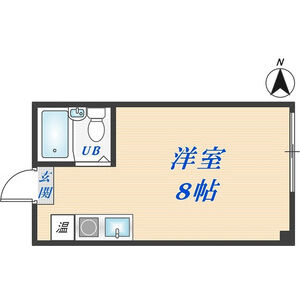 ワンルーム 間取り図