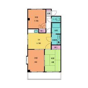 3DK 間取り図