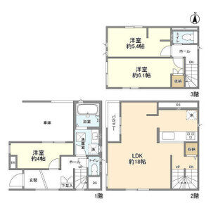 3LDK 間取り図