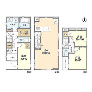 3LDK 間取り図