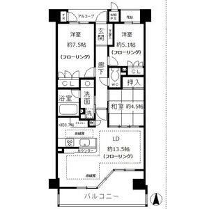 3LDK 間取り図