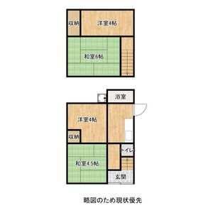 4K 間取り図