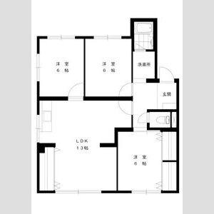 3LDK 間取り図