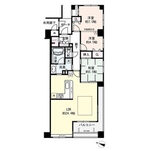 3LDK 間取り図