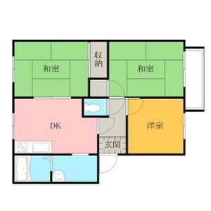 3DK 間取り図