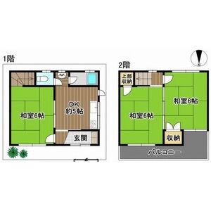 3DK 間取り図