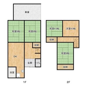 5DK 間取り図