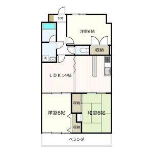 3LDK 間取り図