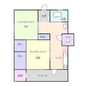 2K 間取り図