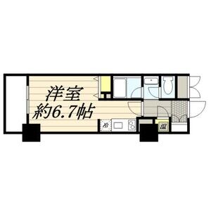 ワンルーム 間取り図