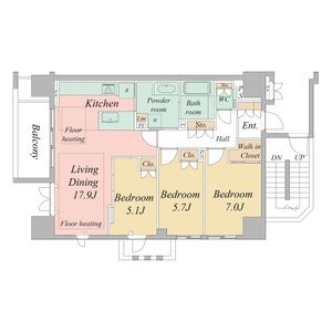 3LDK 間取り図