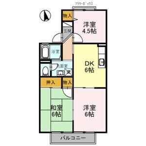 3DK 間取り図