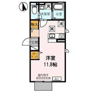 ワンルーム 間取り図
