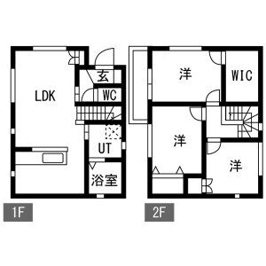 3LDK 間取り図