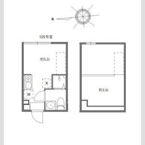 ワンルーム 間取り図
