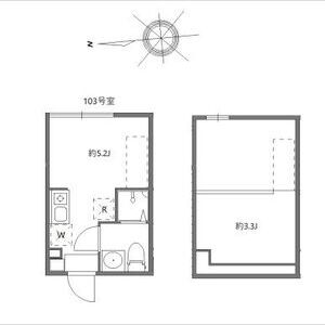 ワンルーム 間取り図