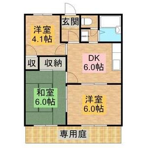 3DK 間取り図