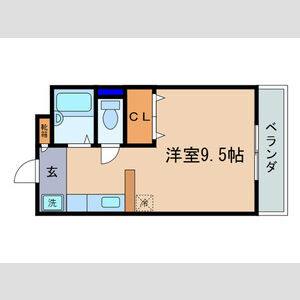 ワンルーム 間取り図