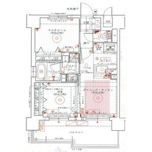 2DK 間取り図