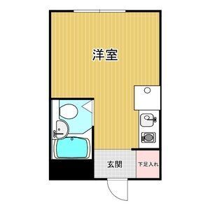 ワンルーム 間取り図