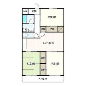 3LDK 間取り図