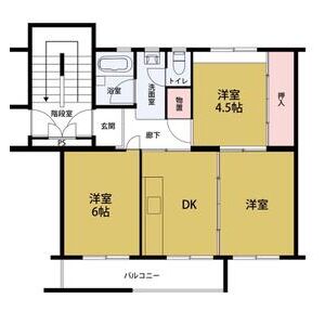 3DK 間取り図