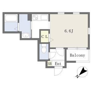 ワンルーム 間取り図
