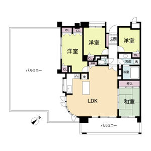 4LDK 間取り図