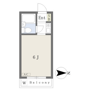 ワンルーム 間取り図