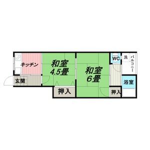 2K 間取り図