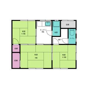 3DK 間取り図
