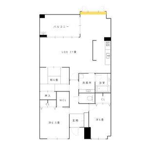3LDK 間取り図