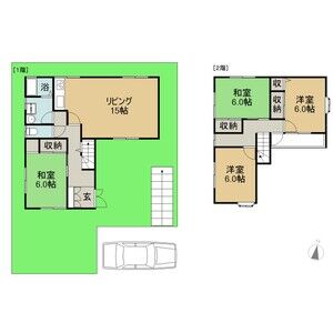 4LDK 間取り図