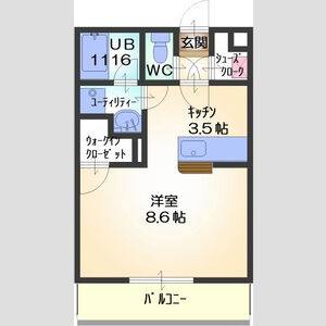 ワンルーム 間取り図