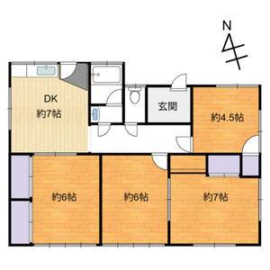 4DK 間取り図