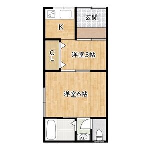 2K 間取り図