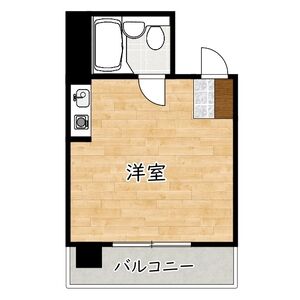 ワンルーム 間取り図