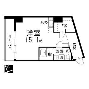 ワンルーム 間取り図