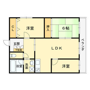3LDK 間取り図