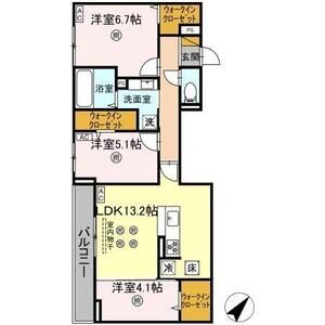 3LDK 間取り図